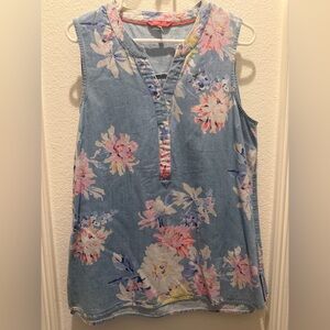 Joules Denim Floral Top